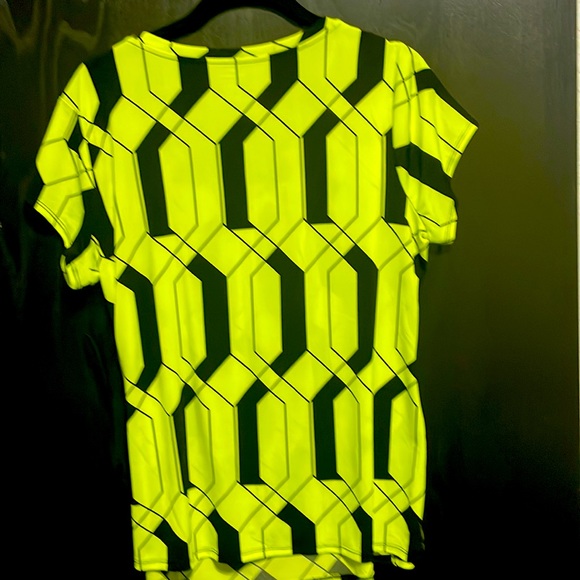 NWT Worthington Top Blouse Size XL Black Yellow - Picture 4 of 4